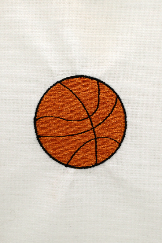 Basketball - Stitching Club Machine Quilting and Embroidery