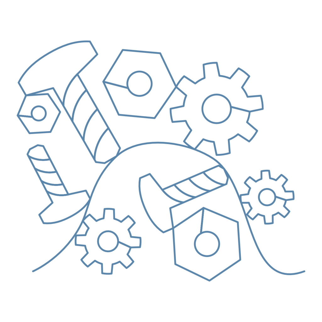 Nuts Bolts and Gears Stitching Club Machine Quilting and Embroidery